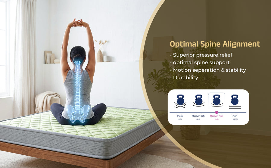 Shayan Ortho Dual Foam Mattress (4 Inch)