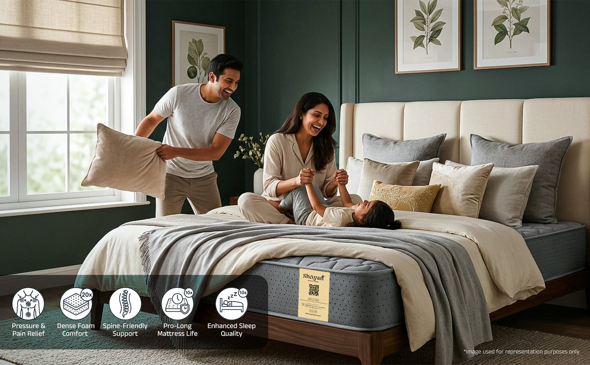 Shayan Orthopedic Memory Foam Mattress (6 Inch)