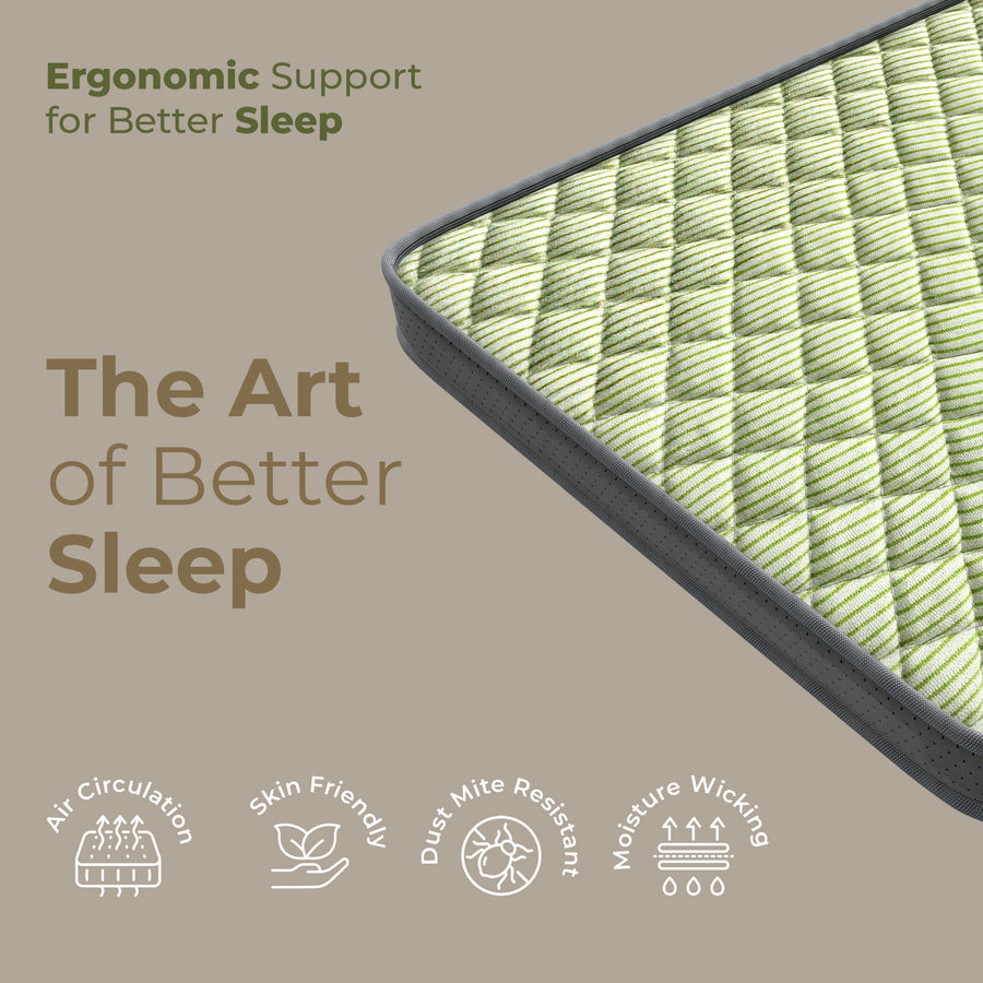 Adaptive dual-firmness - flip the mattress to suit your sleep needs